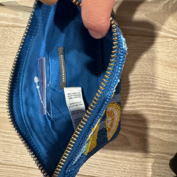 Anthropologie Fiona medium beaded pouch city edition - Picture 5 of 6